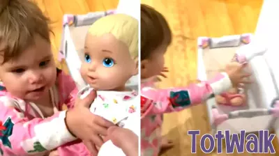 Concerns Arise After Mom Films Daughter's Tender Moment with Doll